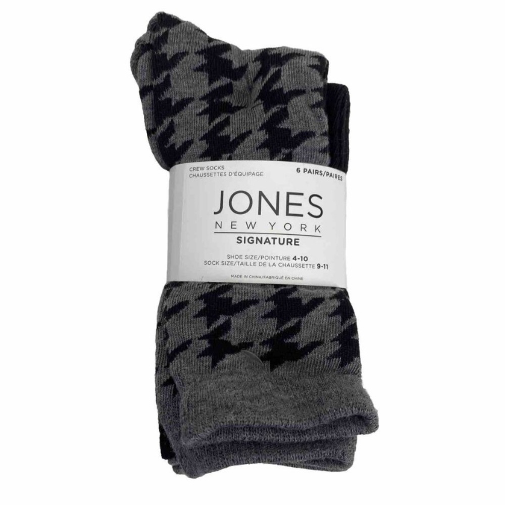 LSignature Women’s Crew Socks Set of 5